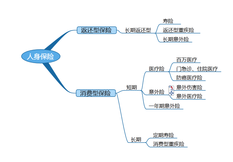 消費(fèi)型和返還型人身保險(xiǎn)